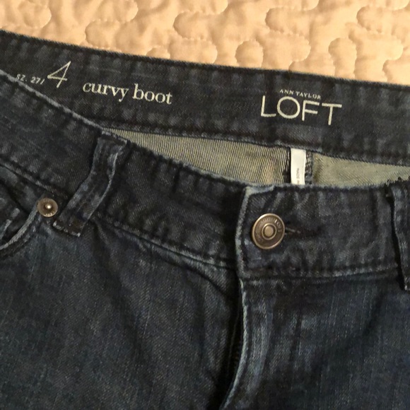 Ann Taylor Loft Size 4 Gently Worn Curvy Boot - Picture 2 of 5
